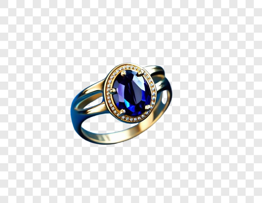 Luxury ring after background removal